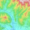 Rožňava topographic map, elevation, terrain