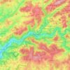 Engelskirchen topographic map, elevation, terrain