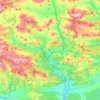 La Pola de Gordón topographic map, elevation, terrain