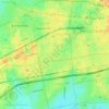 Comuna 5 topographic map, elevation, terrain
