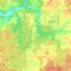 Fontenailles topographic map, elevation, terrain