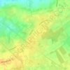 Wijnendale topographic map, elevation, terrain