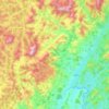 Itaici topographic map, elevation, terrain