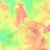 Eastern Navajo Agency topographic map, elevation, terrain
