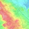 Belford topographic map, elevation, terrain