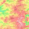 Erlau topographic map, elevation, terrain