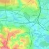 Новобаварский район topographic map, elevation, terrain