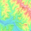 Encarnacion topographic map, elevation, terrain