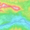 Marktgemeinde Telfs topographic map, elevation, terrain