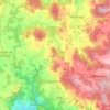 Grünbach topographic map, elevation, terrain