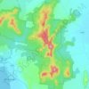 Darling Range Conservation Area topographic map, elevation, terrain