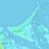 Al Saadiyat Island topographic map, elevation, terrain