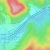 Schiedersee topographic map, elevation, terrain