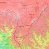亚东县 topographic map, elevation, terrain