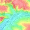 Teneur topographic map, elevation, terrain