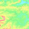 Black Fork topographic map, elevation, terrain