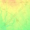 Deoria topographic map, elevation, terrain