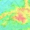 Bismark topographic map, elevation, terrain