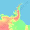 Chilean Antarctic Territory topographic map, elevation, terrain