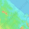 Kourou topographic map, elevation, terrain