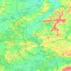 Tournai-Mouscron topographic map, elevation, terrain