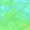 Sint-Eloois-Vijve topographic map, elevation, terrain