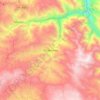 Tacabamba topographic map, elevation, terrain