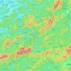 石台县 topographic map, elevation, terrain