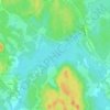 Большое Боровское озеро topographic map, elevation, terrain