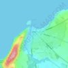 Peel topographic map, elevation, terrain