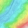 Sarns - Sarnes topographic map, elevation, terrain