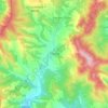 Thoard topographic map, elevation, terrain