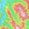 Vallarsa topographic map, elevation, terrain
