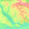 Manaus topographic map, elevation, terrain