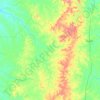 Colméia topographic map, elevation, terrain