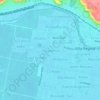 Patagonia topographic map, elevation, terrain