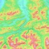 Lenggries topographic map, elevation, terrain