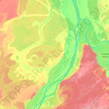 Трубачёвское сельское поселение topographic map, elevation, terrain