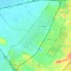 Shakhbout City topographic map, elevation, terrain