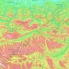 Bezirk Liezen topographic map, elevation, terrain