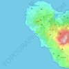 Pantelleria topographic map, elevation, terrain