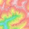 Val di Mello topographic map, elevation, terrain