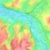 Schin op Geul topographic map, elevation, terrain