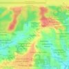 Redenção topographic map, elevation, terrain