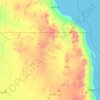 Halayeb Distrikt topographic map, elevation, terrain
