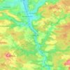 Jagstzell topographic map, elevation, terrain