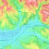 Malemort-sur-Corrèze topographic map, elevation, terrain