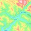 樊哙 topographic map, elevation, terrain