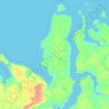 Ямальский район topographic map, elevation, terrain