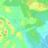 Cherryfield topographic map, elevation, terrain